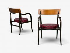 Edward Wormley Alexandria Armchairs Mahogany Walnut United States 1960s - 4812693