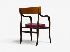 Edward Wormley Alexandria Armchairs Mahogany Walnut United States 1960s - 4812694