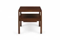 Edward Wormley American Dark Finished Wooden Two Tier End Side Table - 2790108