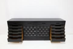 Edward Wormley Basket Weave Sideboard by Edward Wormley for Dunbar in Mahogany C 1960s - 4725057