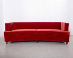 Edward Wormley Curved Edward Wormley Sofa for Dunbar New Upholstered - 519158