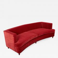 Edward Wormley Curved Edward Wormley Sofa for Dunbar New Upholstered - 519169