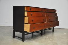 Edward Wormley Dunbar Dresser by Edward Wormley with Brass and Rosewood Pulls - 447633