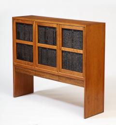 Edward Wormley Dunbar Janus Japanese Wood Block Cabinet Hutch - 2829041