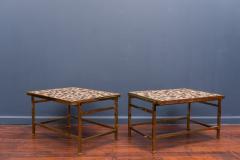 Edward Wormley Dunbar Murano Tile Top Side Tables - 378047