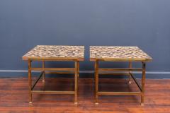 Edward Wormley Dunbar Murano Tile Top Side Tables - 378050