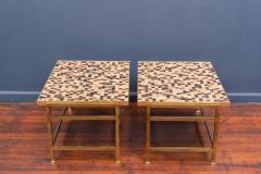Edward Wormley Dunbar Murano Tile Top Side Tables - 378052