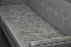 Edward Wormley Dunbar Sofa by Edward Wormley in Gray Velvet - 453707