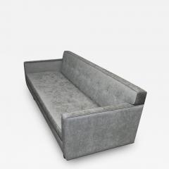 Edward Wormley Dunbar Sofa by Edward Wormley in Gray Velvet - 455682