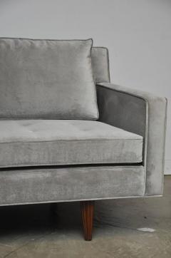 Edward Wormley Dunbar Sofa by Edward Wormley in Grey Velvet - 440318