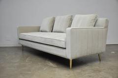 Edward Wormley Dunbar Sofa by Edward Wormley on Brass Legs - 521013