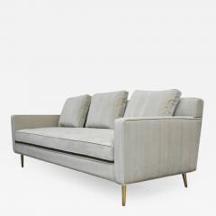 Edward Wormley Dunbar Sofa by Edward Wormley on Brass Legs - 522163