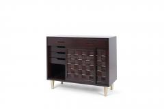 Edward Wormley Dunbar Woven Front Credenza Chest by Edward Wormley - 1041666