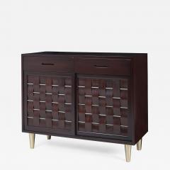 Edward Wormley Dunbar Woven Front Credenza Chest by Edward Wormley - 1042170