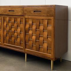 Edward Wormley Dunbar Woven Front Sideboard Cabinet by Edward Wormley - 1360164