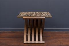 Edward Wormley Dunbar X Base Murano Tile Top Table - 351889