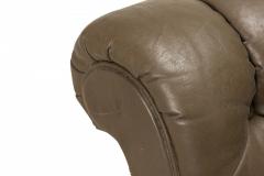 Edward Wormley Edward J Wormley for Dunbar AmericanIn Clover Tufted Leather Office Chair - 2792404