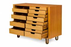 Edward Wormley Edward J Wormley for Dunbar Furniture Co Mid Century Two Section Walnut Chest - 2792926