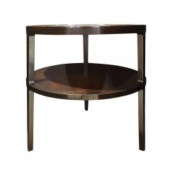 Edward Wormley Edward Wormley 2 Tier Round Side Table In Mahogany 1947 - 1423772