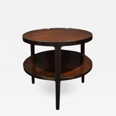 Edward Wormley Edward Wormley 2 Tier Round Side Table In Mahogany 1947 - 1426232