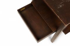 Edward Wormley Edward Wormley American Dark Finished Wooden Two Tier End Side Table - 2790024