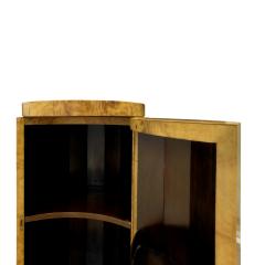 Edward Wormley Edward Wormley Beautiful Pedestal Cabinet in Olive Burl 1963 signed  - 808984