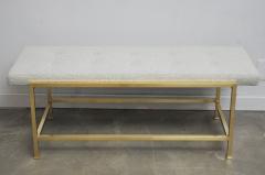 Edward Wormley Edward Wormley Brass Frame Benches for Dunbar - 526617