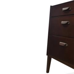 Edward Wormley Edward Wormley Chest of Drawers with Hand Carved Pulls 1955 Signed  - 2182375