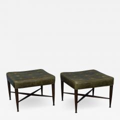 Edward Wormley Edward Wormley Design X Base Ottoman Stools for Dunbar - 2378476