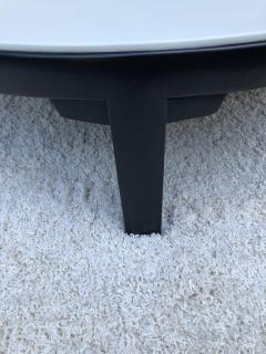 Edward Wormley Edward Wormley Dunbar off White Leather Top Dark Walnut Cocktail Table - 1529003