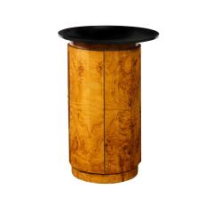 Edward Wormley Edward Wormley Faceted Pedestal Cabinet with Slate Top 1963 Signed  - 4374639