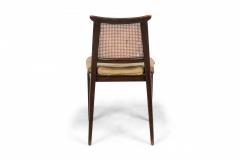 Edward Wormley Edward Wormley For Dunbar Wooden Caned Back And Upholstered Seat Side Chair - 3170537