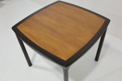 Edward Wormley Edward Wormley Game Table in Mahogany with Rosewood Top 1960s Signed - 3259174