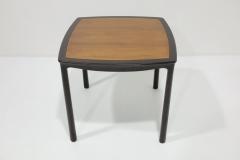 Edward Wormley Edward Wormley Game Table in Mahogany with Rosewood Top 1960s Signed - 3259179