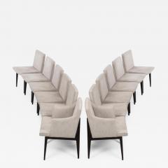 Edward Wormley Edward Wormley Set Of 12 Bracket Back Dining Chairs - 2436834