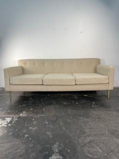 Edward Wormley Edward Wormley Sofa with Brass legs for Dunbar - 3992148