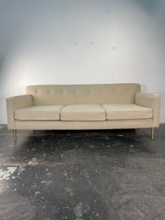 Edward Wormley Edward Wormley Sofa with Brass legs for Dunbar - 3992158