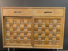 Edward Wormley Edward Wormley Woven Front Commode Credenza - 2418013