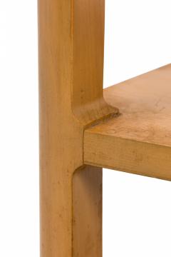 Edward Wormley Edward Wormley for Drexel American Precedent Wood and Cork End Side Table - 2789944