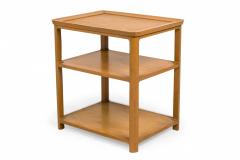 Edward Wormley Edward Wormley for Drexel American Precedent Wood and Cork End Side Table - 2789946