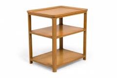 Edward Wormley Edward Wormley for Drexel American Precedent Wood and Cork End Side Table - 2789948
