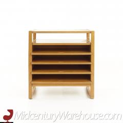 Edward Wormley Edward Wormley for Drexel Precedent Mid Century Elm Magazine Library Table - 2367127