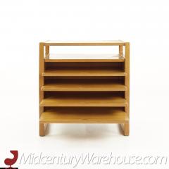 Edward Wormley Edward Wormley for Drexel Precedent Mid Century Elm Magazine Library Table - 2367128