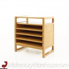 Edward Wormley Edward Wormley for Drexel Precedent Mid Century Elm Magazine Library Table - 2367129