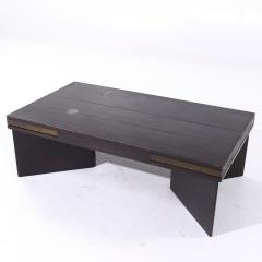Edward Wormley Edward Wormley for Dunbar 5427 Mahogany Brass Murano Glass Tile Coffee Table - 4215225