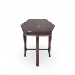 Edward Wormley Edward Wormley for Dunbar 5632 Walnut Mahogany with Natzler Tiles Coffee Table - 4544964