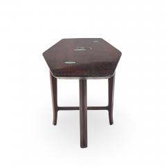 Edward Wormley Edward Wormley for Dunbar 5632 Walnut Mahogany with Natzler Tiles Coffee Table - 4544965