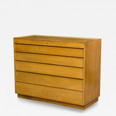 Edward Wormley Edward Wormley for Dunbar American Mid Century Maple Louver Front Chest - 2795211