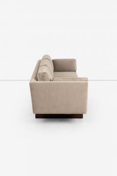 Edward Wormley Edward Wormley for Dunbar Angle Arm Sofa in Gray Mohair 1955 - 4239956