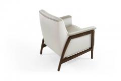 Edward Wormley Edward Wormley for Dunbar Armchairs in Grey Velvet - 563199